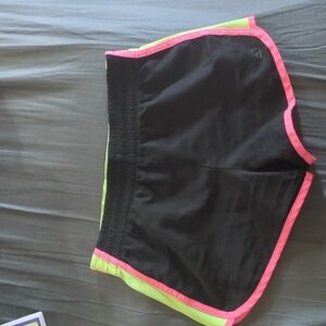 Black athletic shorts